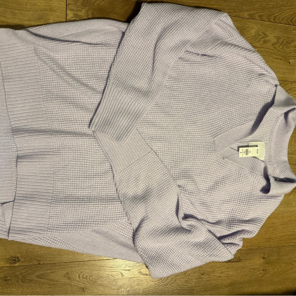 Aerie Soft Lilac Knit Sweater